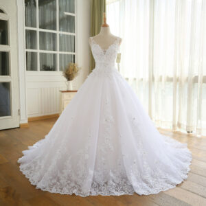 Women's dress wedding dress sexy lace sleeveless dress evening dress - Damenbekleidung | Technik & Gadgets