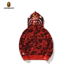 A BATHING APE WGM High Quality Pure Cotton Version SHARK FULL ZIP HOODIE MENS AND WOMEN - Herrenbekleidung