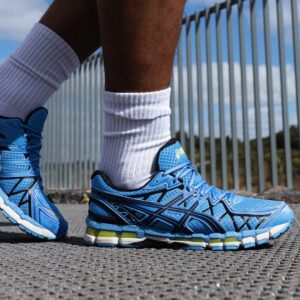 ASICS KAYANO 20 Men's And Women's Retro Shock Absorbent, Anti Slip, And Breathable Running Shoes 111736- Blue, - Andere Sp...