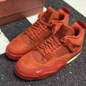 Nigel Sylvester X Air OG "Brick By Brick" BIKE Wear-resistant Low-top Retro Basketball Shoes Men's Orange Brown - Schuhe