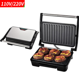 110V 750W stainless steel panini steak home barbecue breakfast machine panini maker - Kochen | Technik & Gadgets