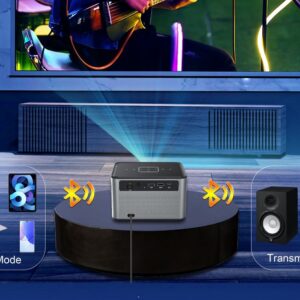 Christmas Bestseller 2024 New Mini Portable Home Living Room Bedroom Wall Projection Office Wireless Projector - Computer