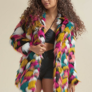 Women's fashion long hooded fur fur coat - Damenbekleidung | Technik & Gadgets