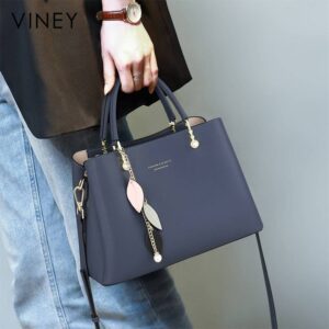 VINEY Gift Handbag 2025 New Women's Bag Middle-aged Messenger Bag Birthday High-end Genuine Leather Bag - Taschen