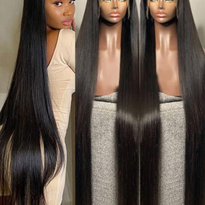 Bone Straight Lace Frontal Wig Brazilian 13x4 Lace Front Human Hair Wigs For Women Pre Plucked Hairline - Haircare Products