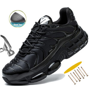 Safety For Men Breathable Construction Working Boots Non-slip Anti-smashing Indestructible Shoes Hiking Sneakers - Schuhe
