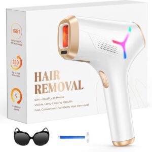 Hairless Devices Laser Women And Men, At Home IGBT Painless IPL Hair Removal Device Faster Results, For Face, Bikini - Kör...