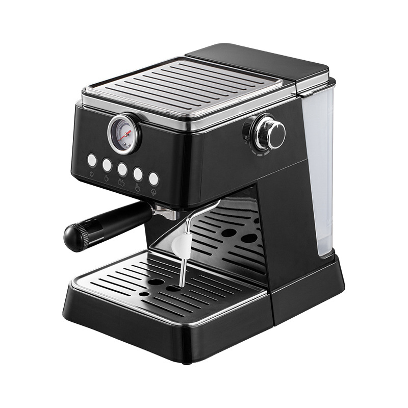 Semi-Automatic Espresso Machine For Home & Office, Compact Design With Steam Milk Frother, 15BAR Pressure Extraction, 1.8L...