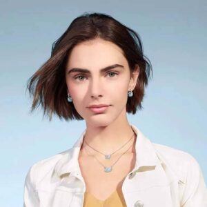 SwarovskiBlue Swan ICONICSWAN Soft wave earrings gift for women - Geschenke | Technik & Gadgets