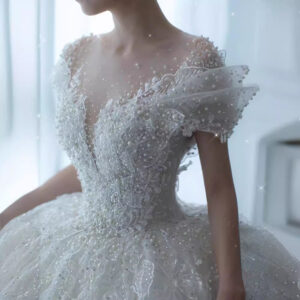 Women's Clothing Main wedding dress new style bride princess small pregnant woman tail high quality French luxury - Damenb...