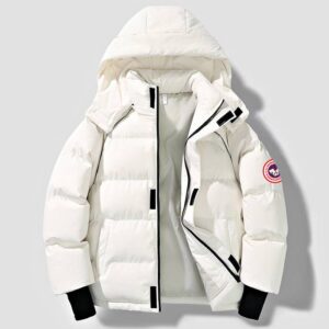 Couple's Winter Hooded Loose-fitting Versatile Solid Color Windproof And Cold-resistant Cotton Coat - Damenbekleidung