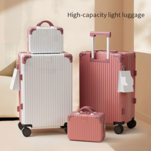 Luggage New Retro Suitcase For Women 24 Inch Trolley Case For Students Universal Wheel Password Box Mother Box 20 Inch Boa...