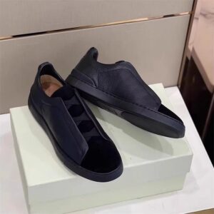 Leather Low Top Sliding Cover Driving Casual And Fashionable Sports Shoes 2026 New White Sports Shoes For Men - Schuhe