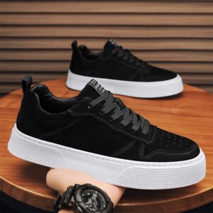 Men's Shoes, Sneakers, White Sneakers, Casual Shoes, Sports Shoes, Thick-soled Leather Upper - Schuhe | Technik & Gadgets