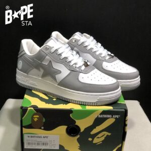 A BATHING-APE Classic Marvel-Lacquer Leather Splicing Fashion Board Shoes Air Force No.1 Board Shoes Unisex - Schuhe
