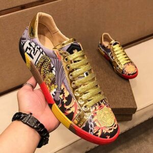 Spring/Summer 2025 New Edition Medusa Men's Shoes, Genuine Leather Breathable Casual Board Shoes - Schuhe