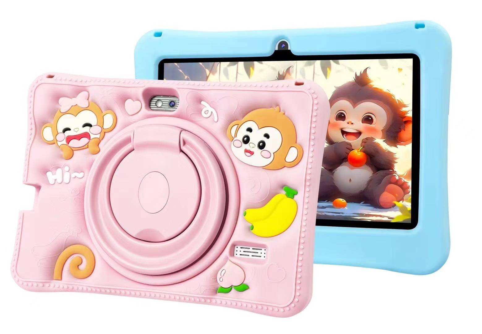 Children's tablet, 7-inch, secure eye screen, WiFi, dual cameras, games, parental control application - Computer-Komponenten