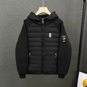 Men's Parajumpers Puffer Jacket - Balance Logo Design, Streetwear Winter Coat With Quilted Detailing - Herrenbekleidung