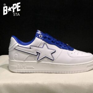 A BATHING-APE Classic Marvel-Lacquer Leather Splicing Fashion Board Shoes Air Force No.1 Board Shoes Unisex - Schuhe