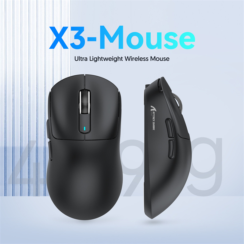 X G New Wireless Bluetooth Wired Three Mode Lightweight Mouse PAW Sensor H Enduring Endurance G - Computer-Komponenten