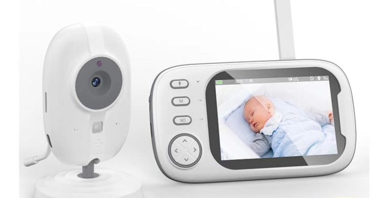 Mother & Kids 3.5 Inch Baby Monitor Real Time Video Care Baby Monitor Upgraded Camera - Kinderkleidung | Technik & Gadgets
