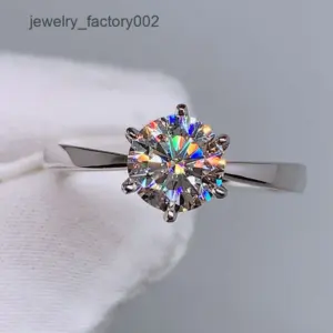 GOLD SIER Island 1.5 Carats Sier Color For Women Anillos De Jewelry Bizuteria Dia Ring - Geschenke | Technik & Gadgets