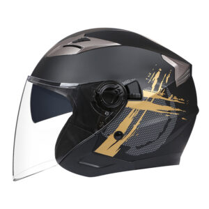Battery car helmet Adult four seasons general purpose motorcycle half helmet summer riding helmet - Tragbare Audio