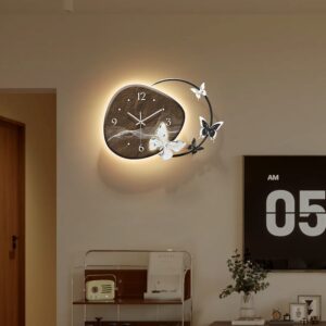 Modern Minimalist 2025 New Model Hanging Living Room Background Wall High-end Elegant Artistic Clock - Waschen & Reinigen