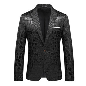 men's Professional Large Size Suit Single Jacket Foreign Trade Cross-border Black - Herrenbekleidung | Technik & Gadgets