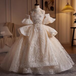 Mother Kids Girls High End Dress Fluffy Yarn Light Luxury Party Princess Dress - Kinderkleidung | Technik & Gadgets