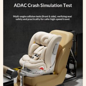 ToyPulse Child Safety Car Baby 0-12 Years Old Car-mounted 360-degree Rotating Simple Seat Infant Universal Model - Kinderk...