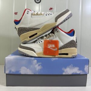 3 Basketball Practical Sports Large-sized Air-cushioned Men's Shoes, Mesh Fabric, Casual And Breathable, High-end And Fash...