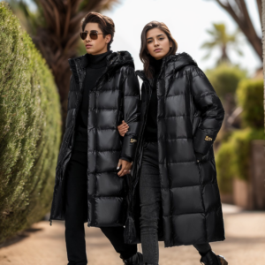 Women's Clothing Black gold goose Warm jacket jacket high end thickened and lengthened couples' outfit - Damenbekleidung