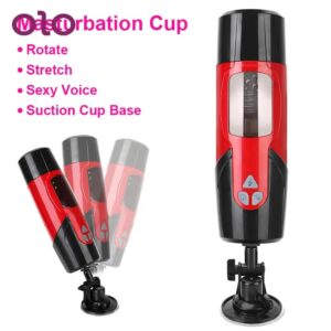 Male Masturbator Automatic Telescopic Rotatio Sexy Voice Suckig hie 7 Adjustable Modes Real Vagia Sex Toy 2024 - Erwachsen...