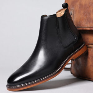 Men's dress leather shoes Leather boots High top boots - Schuhe | Technik & Gadgets