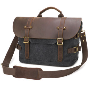 Canvas shoulder bag, casual crossbody bag, new manufacturer, retro mailman bag, computer bag - Taschen | Technik & Gadgets