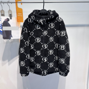 Men's Clothing Men's winter lambswool hooded jacket with cotton and thickened fashion suede couple jacket trend B1BCC4430 ...