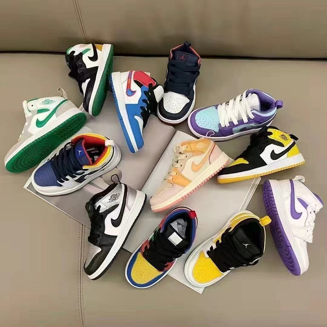 New AJ1 Children's Shoes Velcro Children's... - Kinderbekleidung | Bekleidung