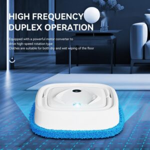 Compact Robot Vacuum, Self-Charging Auto Dust Mop, 0.6L Tank, Quiet Apartment Small Space Solution - Kochen