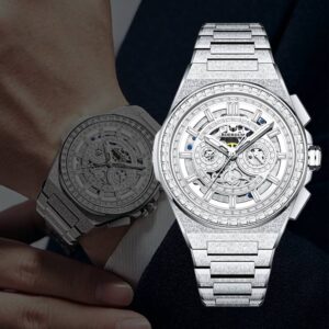 ROERDUM FrostWing Series, White Dial, Stylish Trendy Business Men's Mechanical Watch - Herrenschmuck | Technik & Gadgets