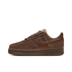 Nike Air Force 1 Low 'Cacao Wow' Women's Low-Top Sneakers – Energy Shock Absorption & Wear-Resistant, Cocoa/Brown - Schuhe