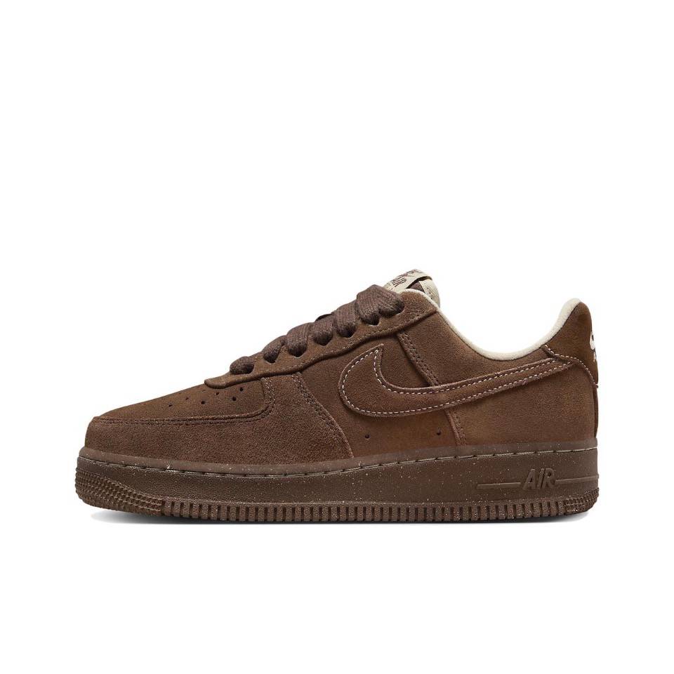 Nike Air Force 1 Low 'Cacao Wow' Women's Low-Top Sneakers – Energy Shock Absorption & Wear-Resistant, Cocoa/Brown - Schuhe