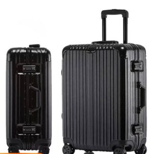 Premium Aluminum-Magnesium Alloy Carry-On Luggage - 20" 22" 24" 26" 29" TSA Lock Lightweight Suitcase With 360° Spinner Wh...
