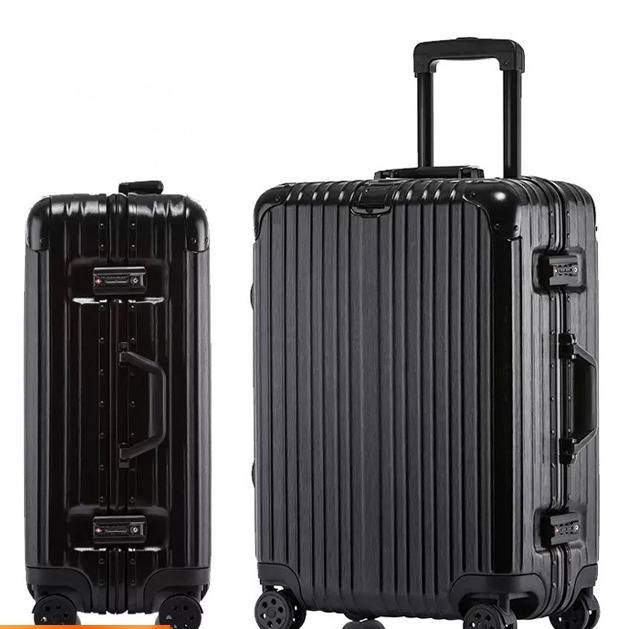 Premium Aluminum-Magnesium Alloy Carry-On Luggage - 20" 22" 24" 26" 29" TSA Lock Lightweight Suitcase With 360° Spinner Wh...