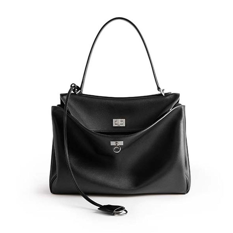 Premium Genuine Leather Tote Bag For Women - Spacious Rodeo Style Handbag With Detachable Shoulder Strap, Multiple Pocke...