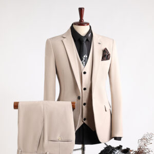 Men's Clothing Spring New Suit Men's Slim Fashion Wedding Dress Groomsmen Suit Business Professional Formal Suit - Herrenb...