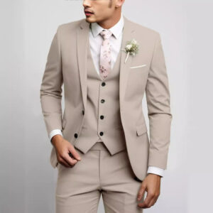 CT 2025 Fashion Men's New Slim Fit Two-Button Suit Three-Piece Set - Herrenbekleidung | Technik & Gadgets