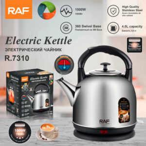 RAF European Standard Stainless Steel Inner Liner Fast Boiling Large Capacity Quick Heating Electric Kettle - Kochen