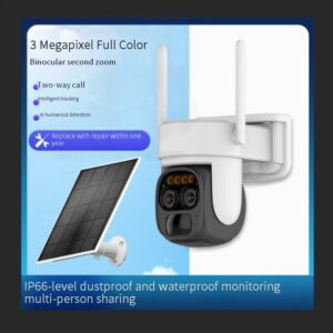 Security Cameras Solar Surveillance Ball Machine Low Power Consumption 4g Wifi Wireless Smart Camera Outdoor - Computer