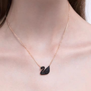 SwarovskiBlack SWAN (large) ICONIC SWAN Women’s Necklace Fashion Gift